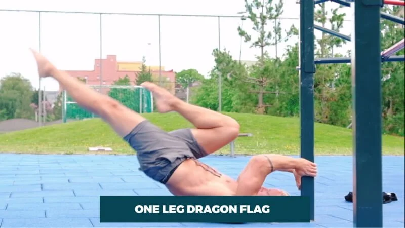 Single leg discount front lever